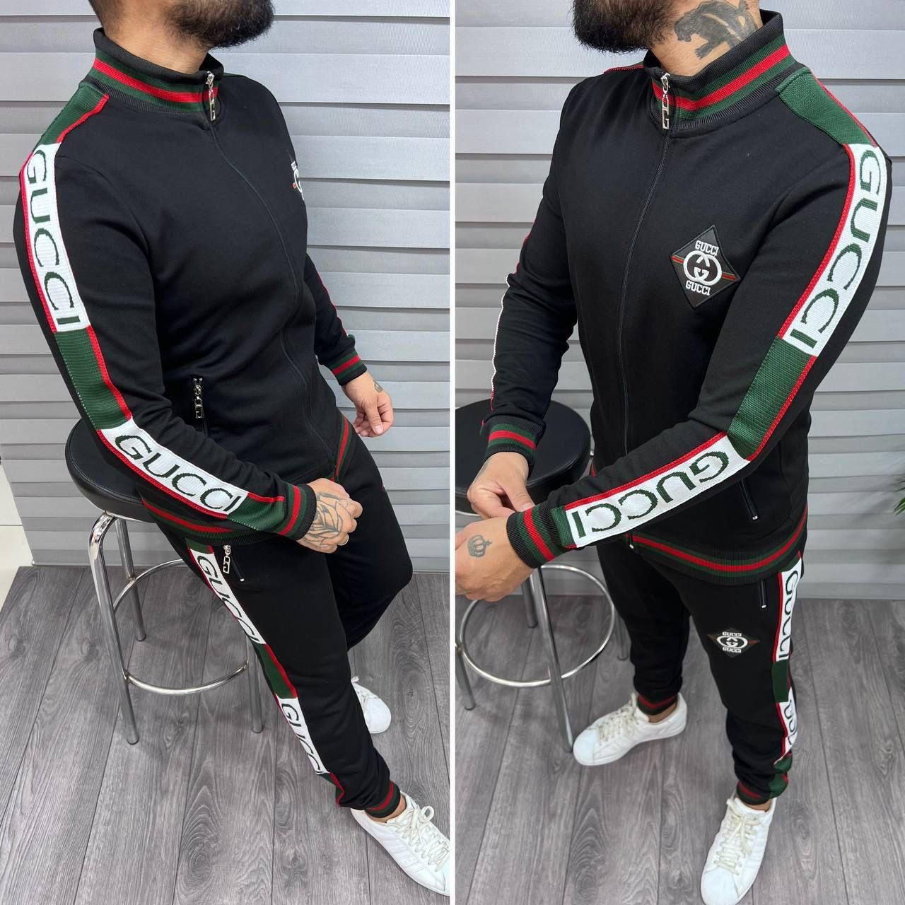 Gucci Black Tracksuit – Premium Edition- (W-1)