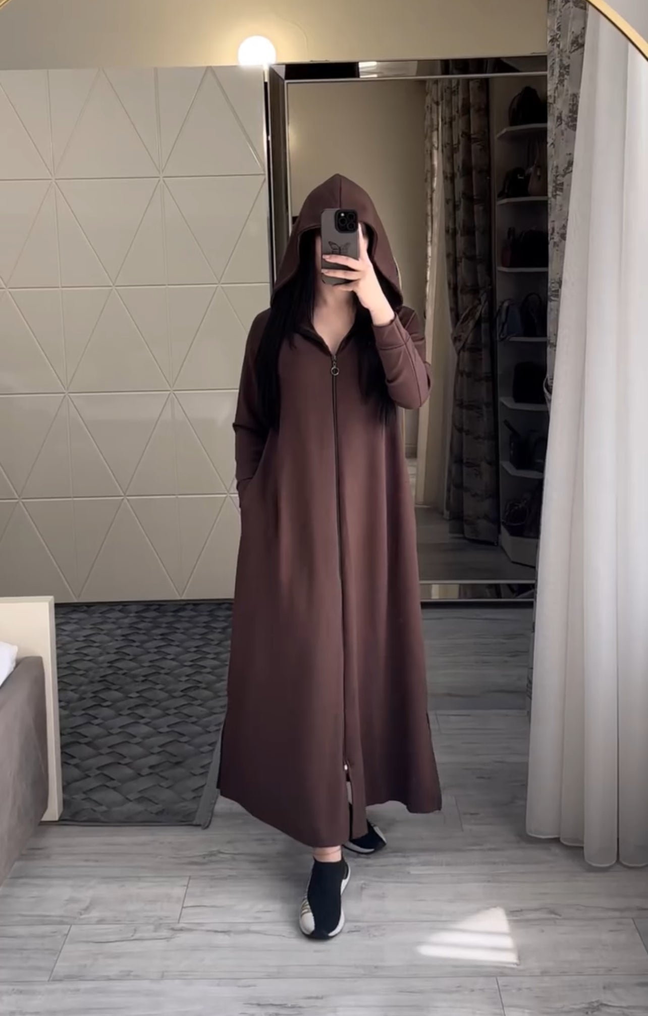 CH 517 Saimwear Long Zipper Hoodie Top