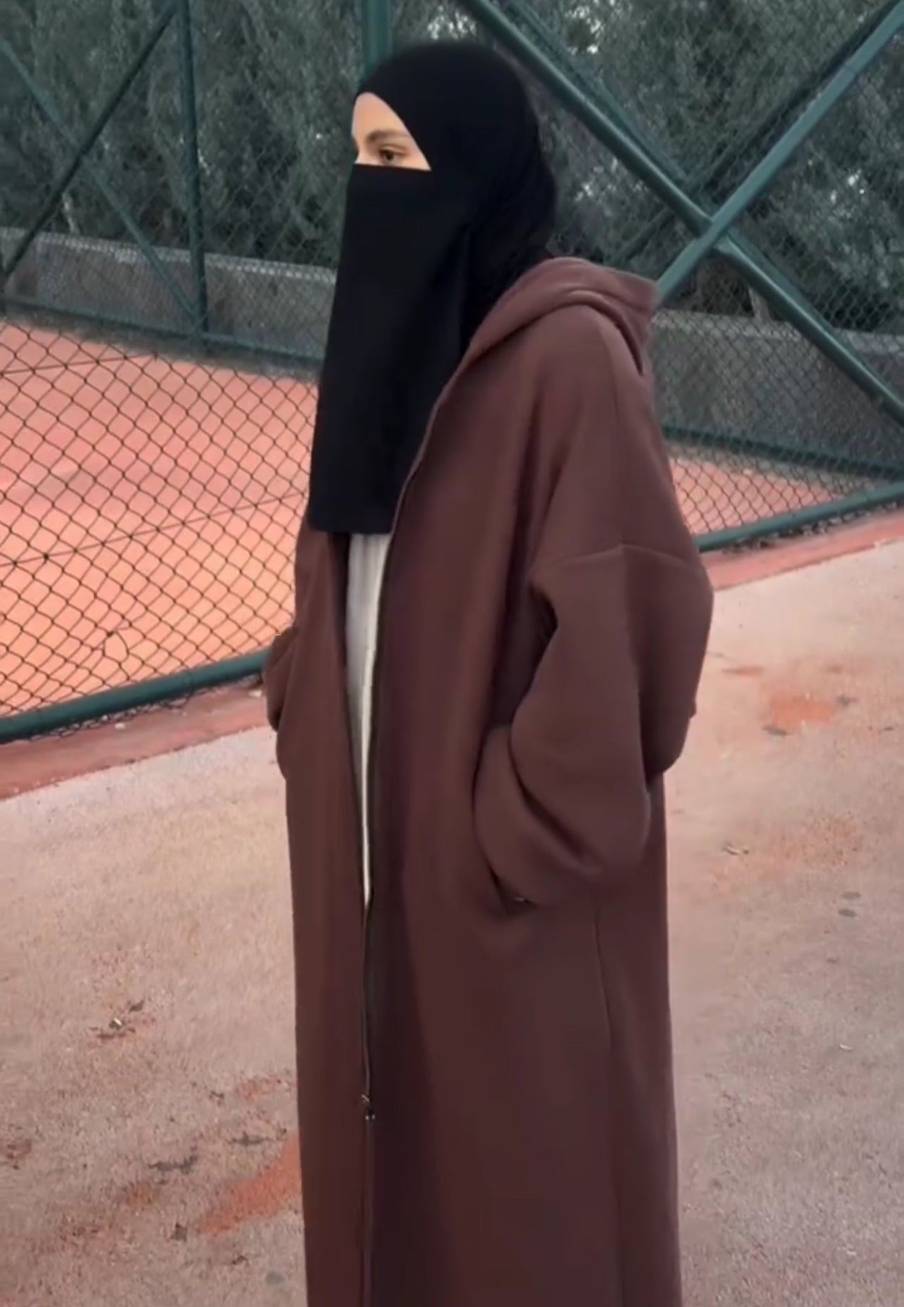 CH 502 Drop Shoulder Long Zipline Winter Fleece Hoodie