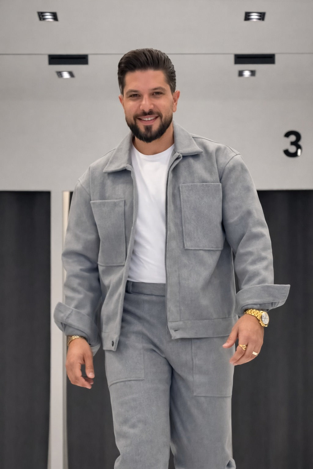 Men’s Premium Two-Piece Co-Ord Set – Modern Casual Tracksuit - (W-12)