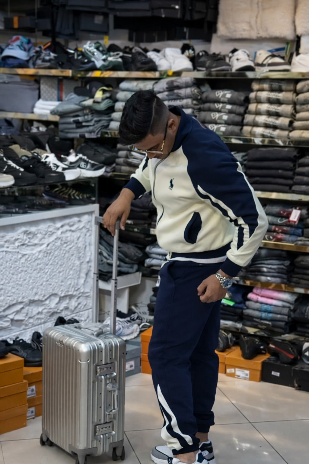 Men’s Premium Zip-Up Tracksuit – Classic  Co-Ord Set  - (W-14)