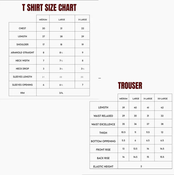 Tshirt & Trouser Set Q16
